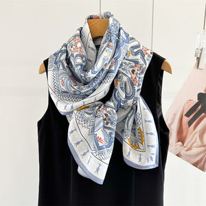 MaraSilk Pure Mulberry Silk Scarf - Oblong Crepe Satin MS1029