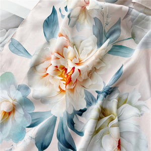 MaraSilk Pure Mulberry Silk Scarf - Oblong Crepe Satin MS602