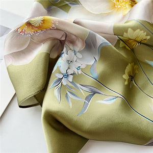 MaraSilk Pure Mulberry Silk Scarf - Oblong Crepe Satin MS602