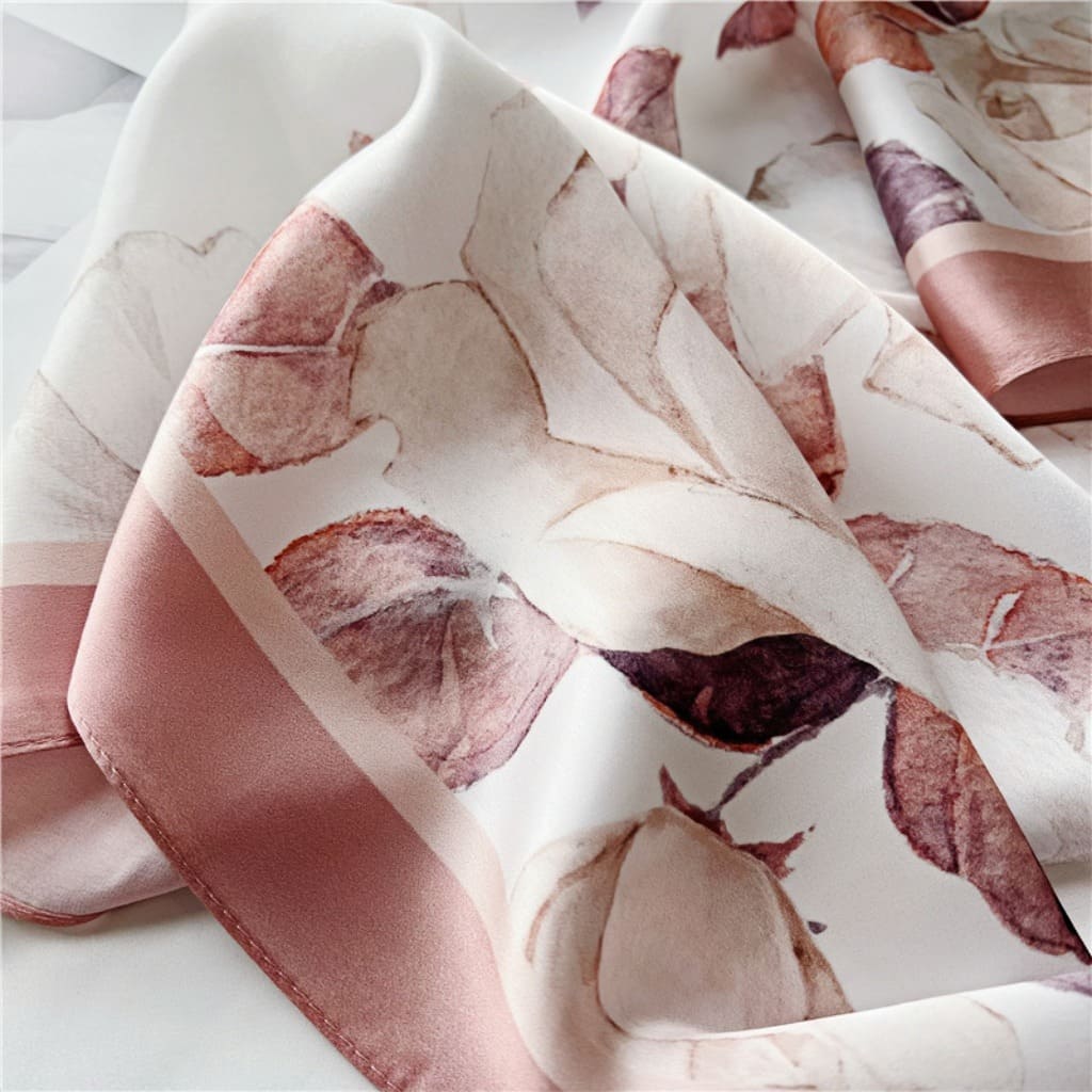 MaraSilk Pure Mulberry Silk Scarf - Oblong Crepe Satin MS602