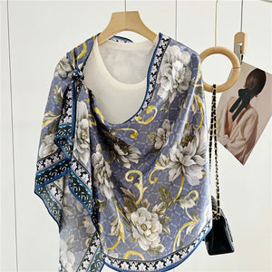 MaraSilk Pure Mulberry Silk Scarf - Oblong Crepe Satin MS602