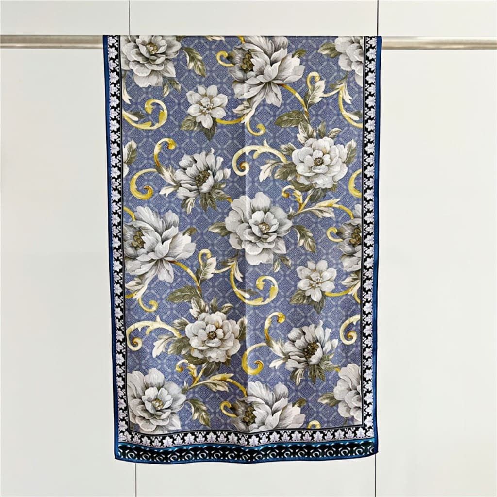 MaraSilk Pure Mulberry Silk Scarf - Oblong Crepe Satin MS602