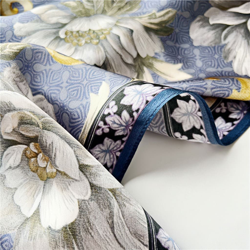 MaraSilk Pure Mulberry Silk Scarf - Oblong Crepe Satin MS602