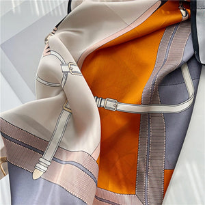 MaraSilk Pure Mulberry Silk Scarf - Oblong Crepe Satin MS602
