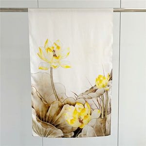 MaraSilk Pure Mulberry Silk Scarf - Oblong Crepe Satin MS602
