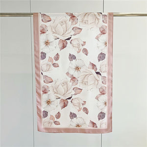 MaraSilk Pure Mulberry Silk Scarf - Oblong Crepe Satin MS602