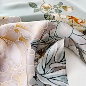 MaraSilk Pure Mulberry Silk Scarf - Oblong Crepe Satin MS602