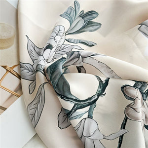 MaraSilk Pure Mulberry Silk Scarf - Oblong Crepe Satin MS602