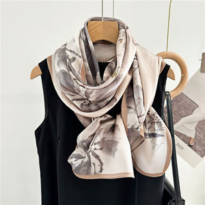 MaraSilk Pure Mulberry Silk Scarf - Oblong Crepe Satin MS602