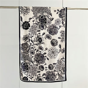 MaraSilk Pure Mulberry Silk Scarf - Oblong Crepe Satin MS602