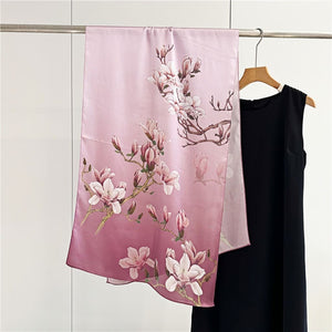 MaraSilk Pure Mulberry Silk Scarf - Oblong Crepe Satin MS602
