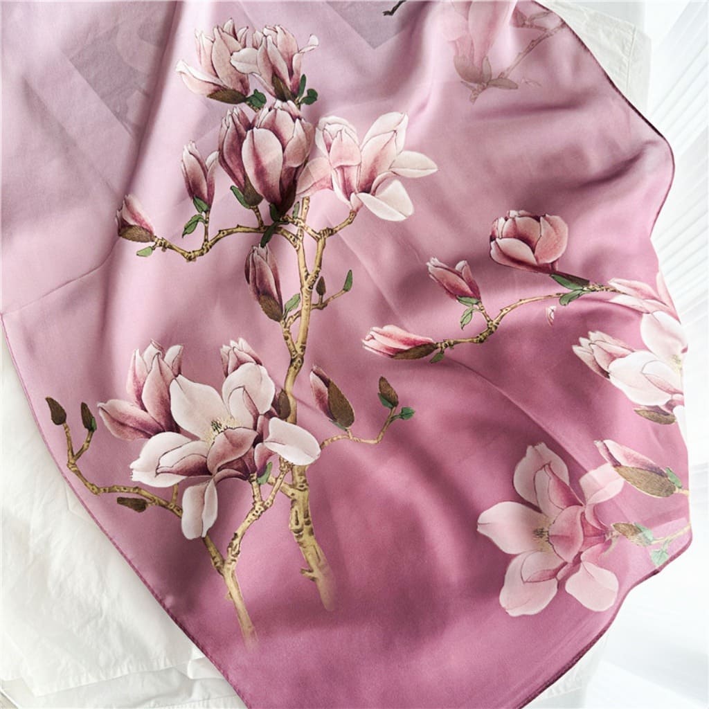 MaraSilk Pure Mulberry Silk Scarf - Oblong Crepe Satin MS602