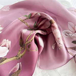 MaraSilk Pure Mulberry Silk Scarf - Oblong Crepe Satin MS602