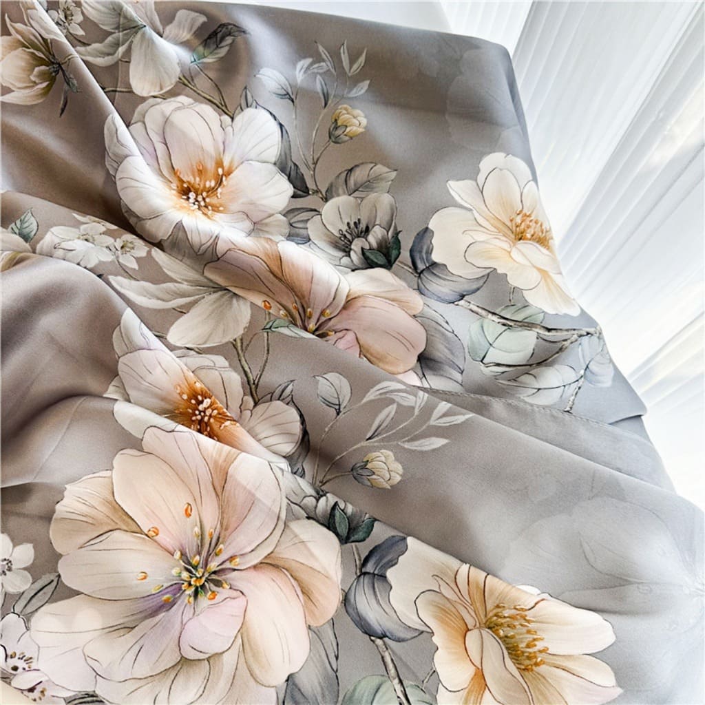 MaraSilk Pure Mulberry Silk Scarf - Oblong Crepe Satin MS602