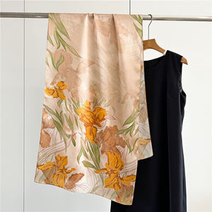 MaraSilk Pure Mulberry Silk Scarf - Oblong Crepe Satin MS603