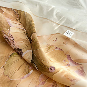 MaraSilk Pure Mulberry Silk Scarf - Oblong Crepe Satin MS603
