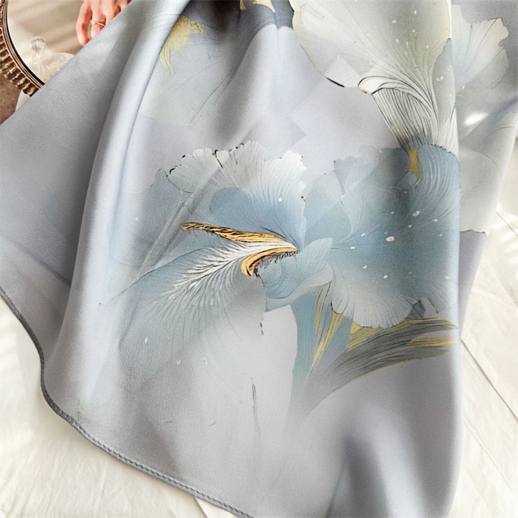 MaraSilk Pure Mulberry Silk Scarf - Oblong Crepe Satin MS603