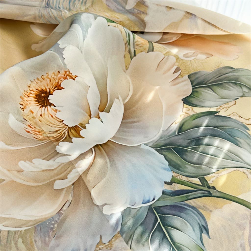 MaraSilk Pure Mulberry Silk Scarf - Oblong Crepe Satin MS603