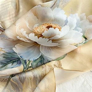 MaraSilk Pure Mulberry Silk Scarf - Oblong Crepe Satin MS603