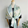MaraSilk Pure Mulberry Silk Scarf - Oblong Crepe Satin MS604 66" x 21" MS60401