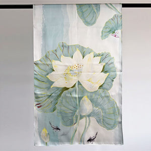 MaraSilk Pure Mulberry Silk Scarf - Oblong Crepe Satin MS604