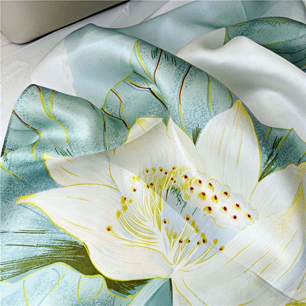 MaraSilk Pure Mulberry Silk Scarf - Oblong Crepe Satin MS604