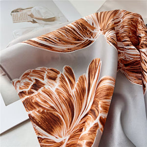 MaraSilk Pure Mulberry Silk Scarf - Oblong Crepe Satin MS605