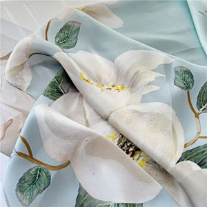 MaraSilk Pure Mulberry Silk Scarf - Oblong Crepe Satin MS605