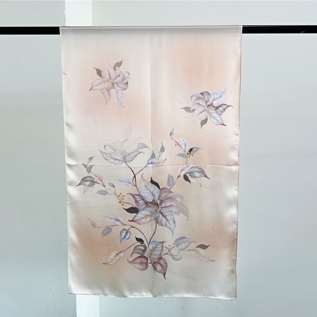 MaraSilk Pure Mulberry Silk Scarf - Oblong Crepe Satin MS606 66" x 21" MS60604