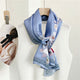 MaraSilk Pure Mulberry Silk Scarf - Oblong Crepe Satin MS606