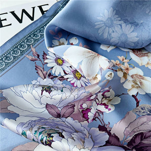 MaraSilk Pure Mulberry Silk Scarf - Oblong Crepe Satin MS606