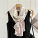 MaraSilk Pure Mulberry Silk Scarf - Oblong Crepe Satin MS607 66" x 21" MS60701