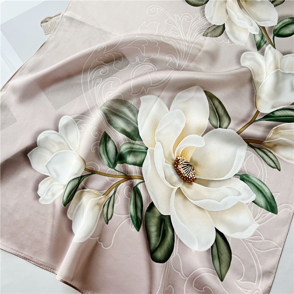 MaraSilk Pure Mulberry Silk Scarf - Oblong Crepe Satin MS607