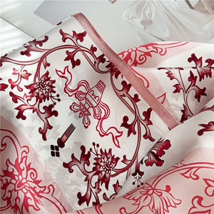 MaraSilk Pure Mulberry Silk Scarf - Oblong Crepe Satin MS609