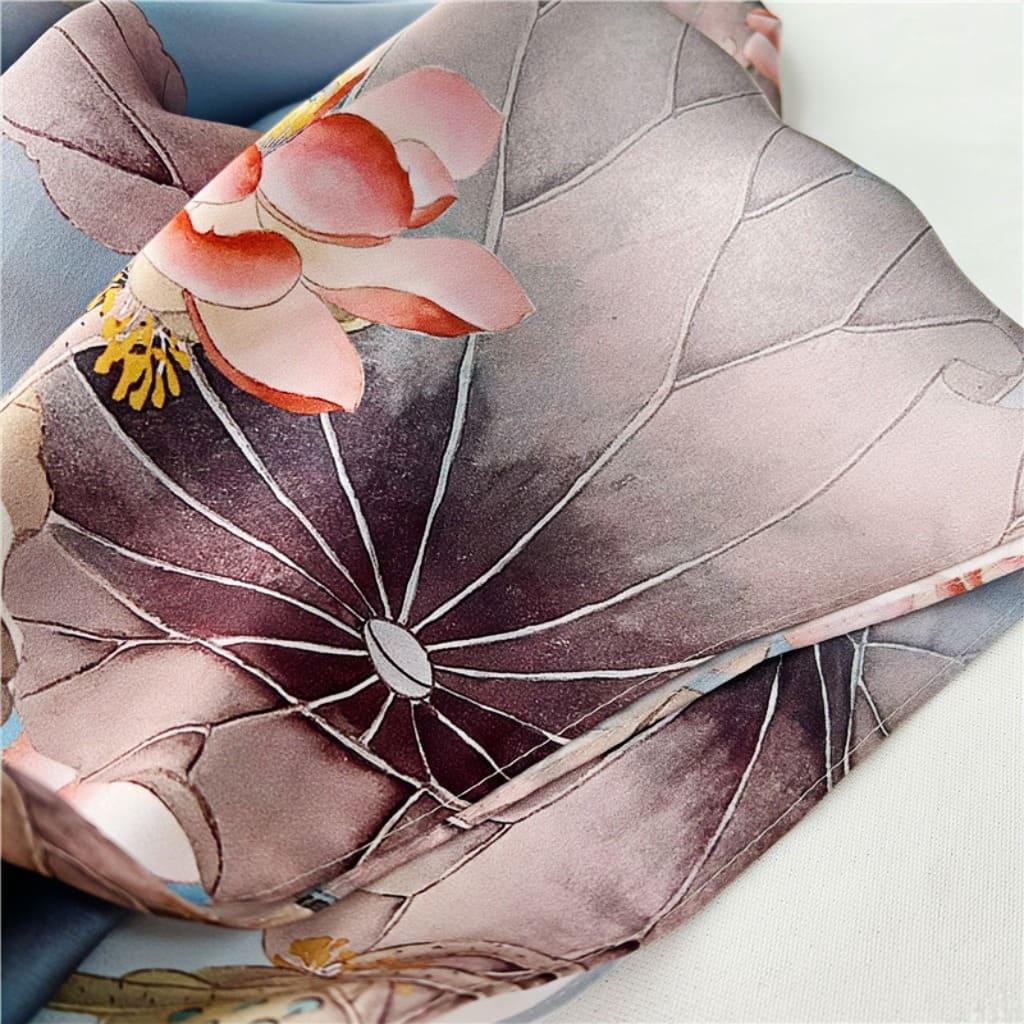 MaraSilk Pure Mulberry Silk Scarf - Oblong Crepe Satin MS610
