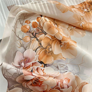 MaraSilk Pure Mulberry Silk Scarf - Oblong Crepe Satin MS611