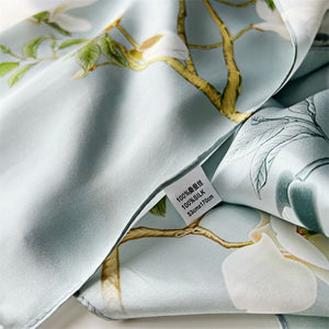 MaraSilk Pure Mulberry Silk Scarf - Oblong Crepe Satin MS612