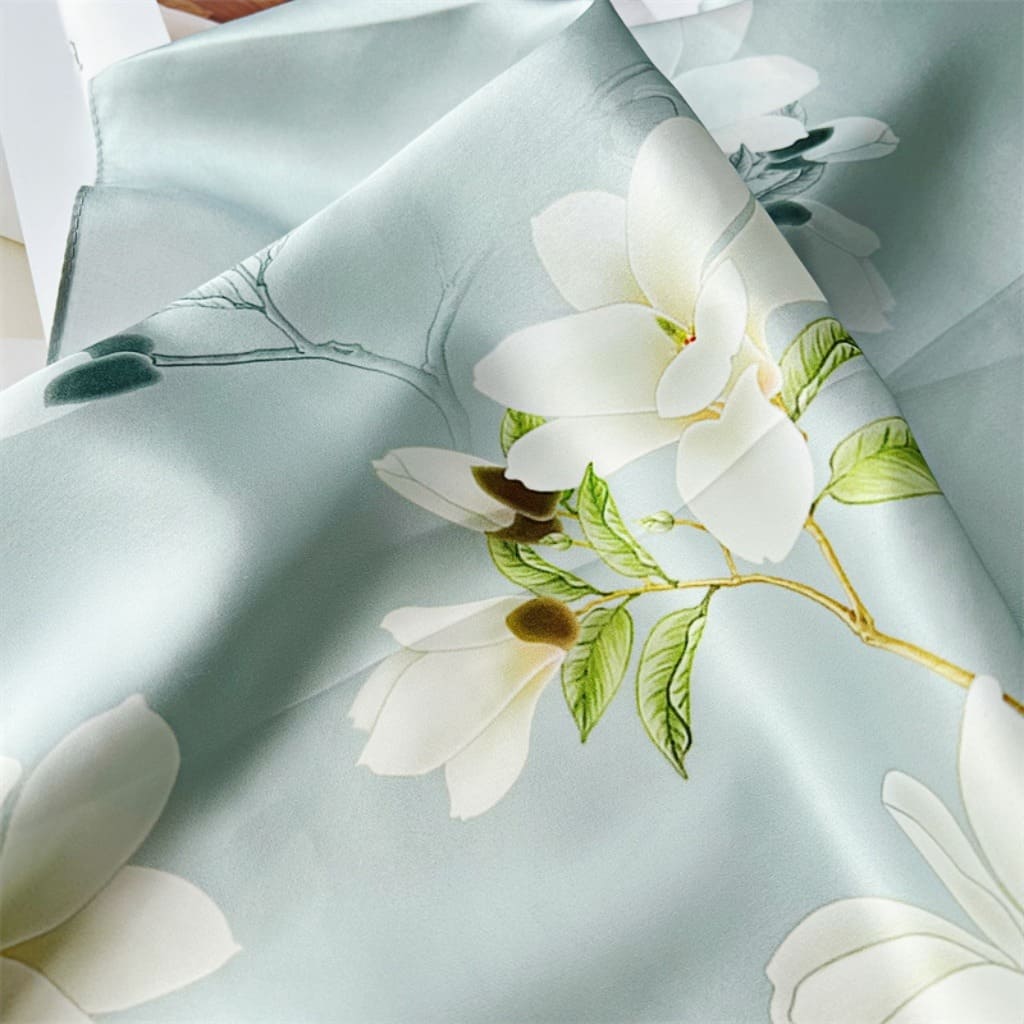 MaraSilk Pure Mulberry Silk Scarf - Oblong Crepe Satin MS612