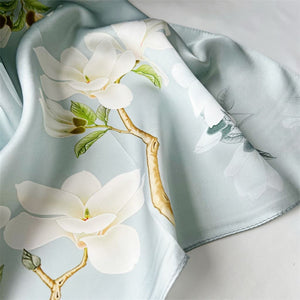 MaraSilk Pure Mulberry Silk Scarf - Oblong Crepe Satin MS612