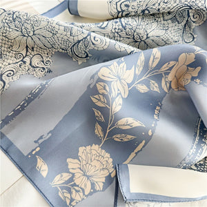 MaraSilk Pure Mulberry Silk Scarf - Oblong Crepe Satin MS613