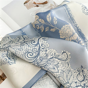 MaraSilk Pure Mulberry Silk Scarf - Oblong Crepe Satin MS613