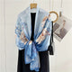 MaraSilk Pure Mulberry Silk Scarf - Oblong Crepe Satin MS614