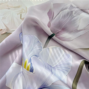 MaraSilk Pure Mulberry Silk Scarf - Oblong Crepe Satin MS614