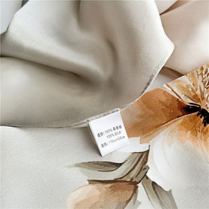 MaraSilk Pure Mulberry Silk Scarf - Oblong Crepe Satin MS616