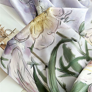 MaraSilk Pure Mulberry Silk Scarf - Oblong Crepe Satin MS618