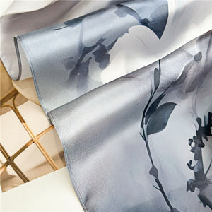 MaraSilk Pure Mulberry Silk Scarf - Oblong Crepe Satin MS618