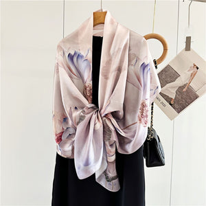 MaraSilk Pure Mulberry Silk Scarf - Oblong Crepe Satin MS618