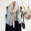 MaraSilk Pure Mulberry Silk Scarf - Oblong Crepe Satin MS619 66" x 21" MS61901