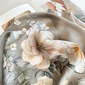 MaraSilk Pure Mulberry Silk Scarf - Oblong Crepe Satin MS619