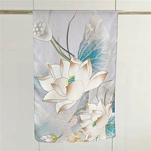 MaraSilk Pure Mulberry Silk Scarf - Oblong Crepe Satin MS623 66" x 21" MS62301